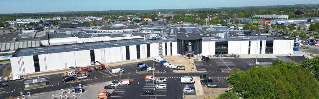 Luftfoto over Kolding Storcenter